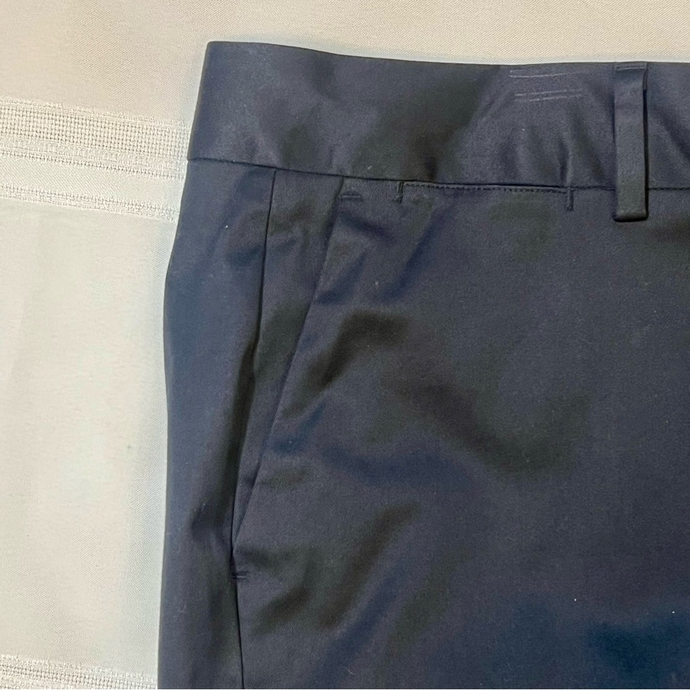Orvis Navy Capris Wrinkle-Free‎ Cropped Chinos Sz 14 EUC - Picture 5 of 15